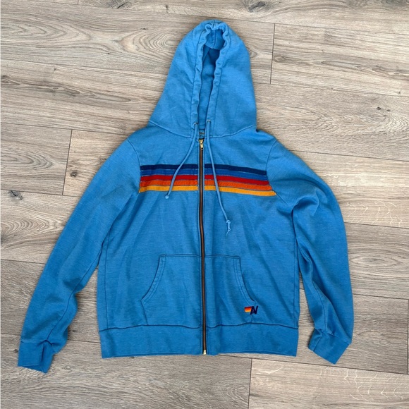 Aviator Nation 5-Stripe Classic Zip. XL Unisex